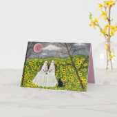 Ghost Paar Forever 3 Art Kaart (Gele Bloem)