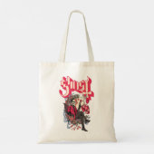 Ghost Papa Cupid Valentijnsdag Premium Tote Bag (Achterkant)