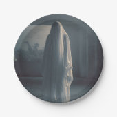 Ghost Paper Plate for Enjoying the Party Papieren Bordje (Voorkant)