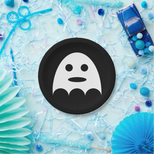 Ghost Papieren Bordje (Feest)