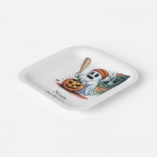 Ghost Papieren Bordje (Gebogen)