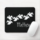 Ghost Party Halloween Mousepad, zwart Muismat (Met muis)