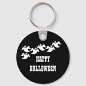 Ghost Party Halloween Sleutelhanger, zwart Sleutelhanger (Voorkant)