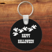 Ghost Party Halloween Sleutelhanger, zwart Sleutelhanger (Voorkant)