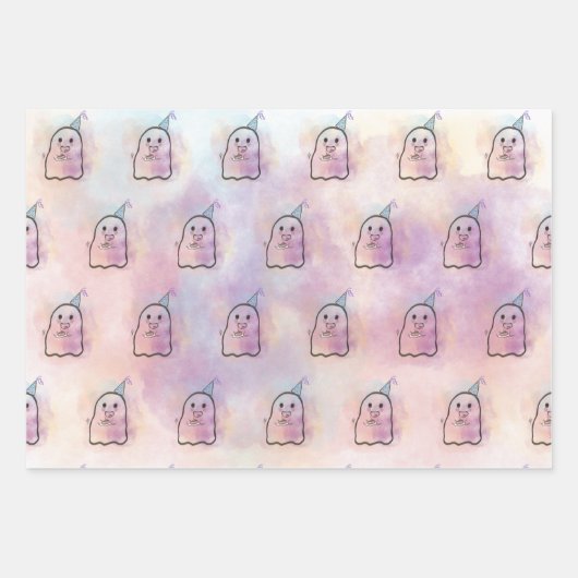 Ghost party  inpakpapier vel (Voorkant 3)