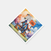 Ghost Party Kinder Halloween Servet (Hoek)