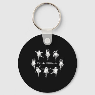 Ghost Pas De Boo-rée Byllet Dancer Spooky Hallowee Sleutelhanger