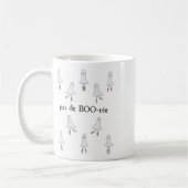 Ghost Pas De Boo-rée Llet Dancer Spooky Halloween Koffiemok (Links)