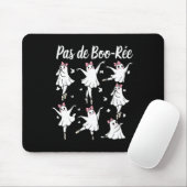 Ghost Pas De Boo-rée Llet Dancer Spooky Halloween Muismat (Met muis)