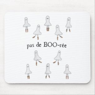 Ghost Pas De Boo-rée Llet Dancer Spooky Halloween Muismat