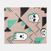 Ghost-patroon, halloween-thema naadloos patroon me fleece deken (Voorkant (Horizontaal))