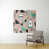 Ghost-patroon, halloween-thema naadloos patroon me wandkleed (In situ)