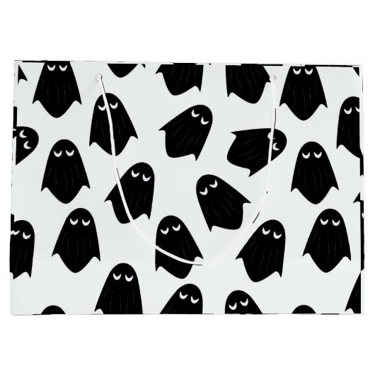 Ghost-patroonsilhouette-cadeautas Groot Cadeauzakje (Achterkant)