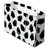 Ghost-patroonsilhouette-cadeautas Groot Cadeauzakje (Achterkant Gekanteld)