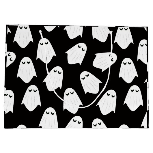 Ghost-patroonsilhouette-cadeautas Groot Cadeauzakje (Achterkant)