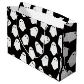 Ghost-patroonsilhouette-cadeautas Groot Cadeauzakje (Achterkant Gekanteld)