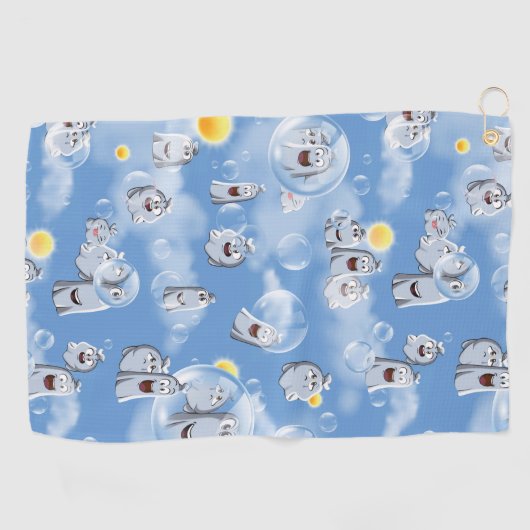 Ghost Pattern Golfhanddoek (Horizontaal)