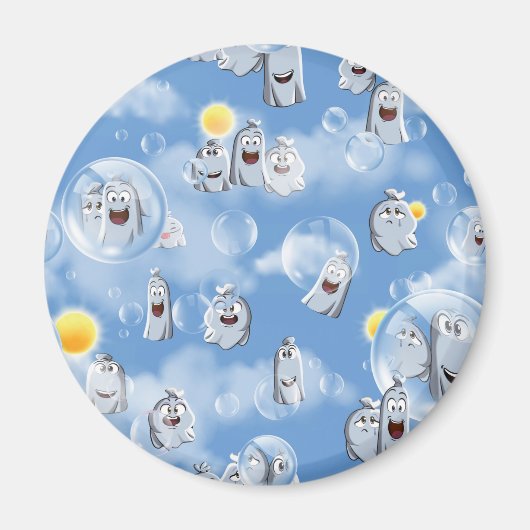 Ghost Pattern Magneet (Voorkant)