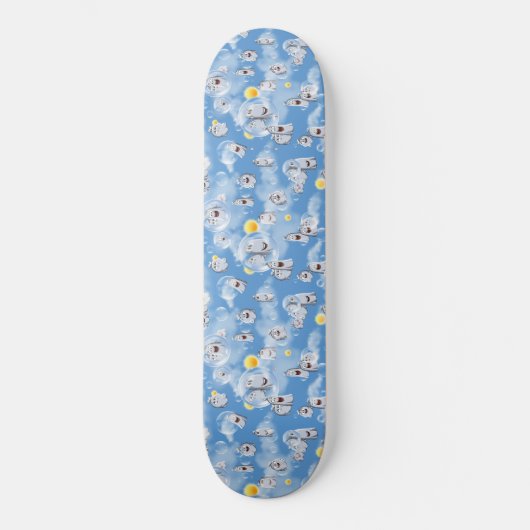 Ghost Pattern Persoonlijk Skateboard (Voorkant)