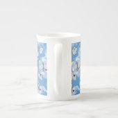 Ghost Pattern Porselein Kop (Achterkant)