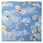 Ghost Pattern Tegeltje (Voorkant)