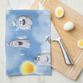 Ghost Pattern Theedoek (Quarter Fold)