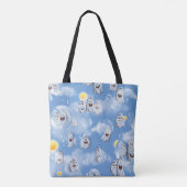 Ghost Pattern Tote Bag (Achterkant)