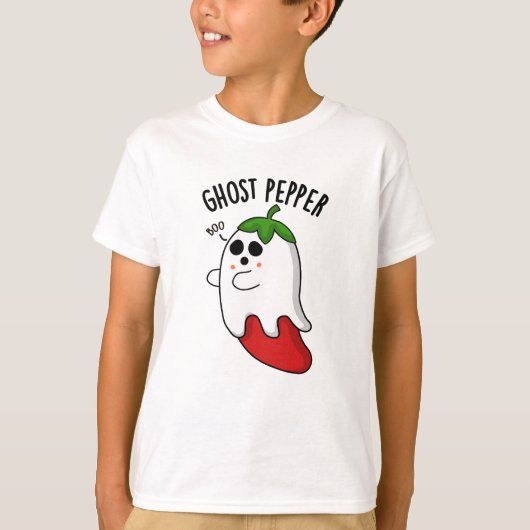 Ghost Pepper Funny Chili Pun T-shirt (Voorkant)