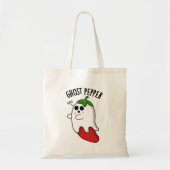 Ghost Pepper Funny Chili Pun Tote Bag (Voorkant)