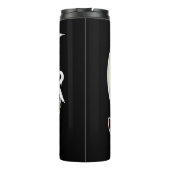 Ghost Pepper Grappig Pittige Hete Halloween Ghost  Thermosbeker (Achterkant)