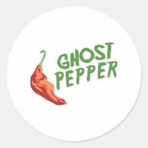 Ghost Pepper Ronde Sticker