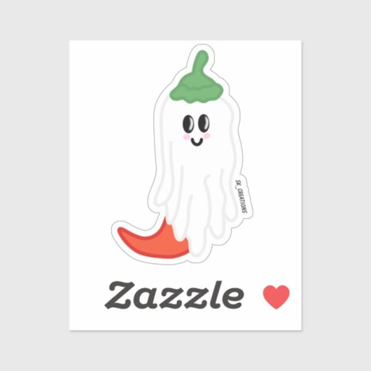 Ghost Pepper Sticker (Vel)