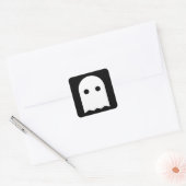 Ghost-pictogram Vierkante Sticker (Envelop)