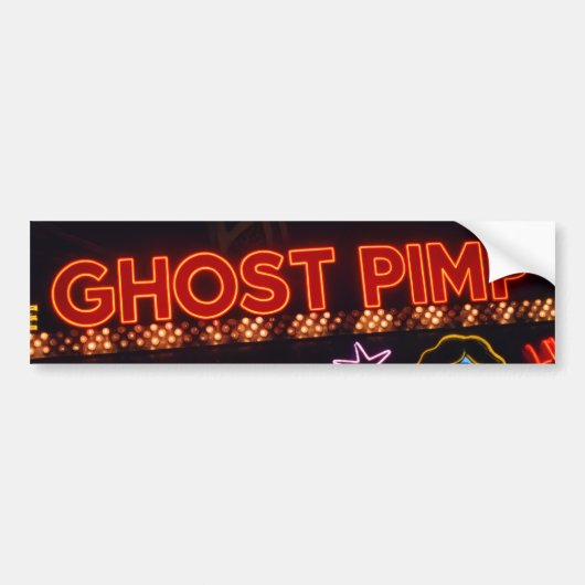 Ghost Pimp Bumper Sticker (Voorkant)