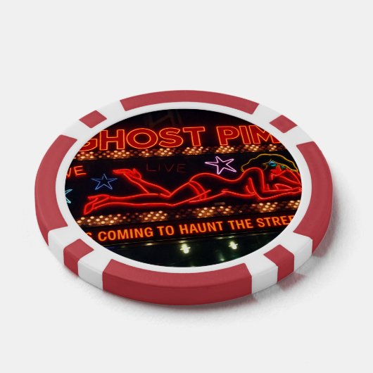 Ghost Pimp Classic Playing Cards Poker Chips (Enkel)