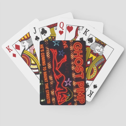 Ghost Pimp Classic Playing Cards Pokerkaarten (Achterkant)