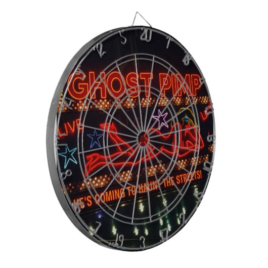 Ghost Pimp Dartboard Dartbord (Voorkant Links)