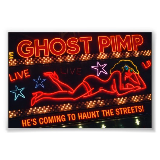 Ghost Pimp-filmposter Foto Afdruk (Voorkant)