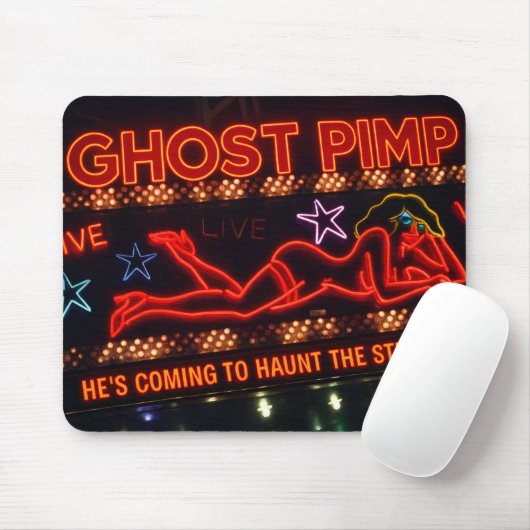 Ghost Pimp Gel Mousepad Muismat (Met muis)