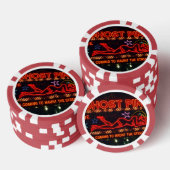 Ghost Pimp Klassieke Speelkaarten Poker Chips (Opstapeling)