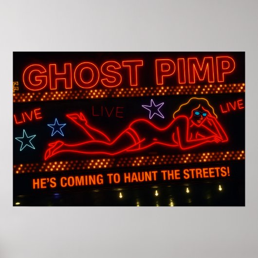 Ghost Pimp Movie Poster (Voorkant)