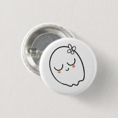 Ghost pin ronde button 3,2 cm (Voorkant /achterkant)