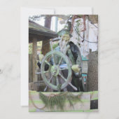 Ghost Pirate 5 x 7 Halloween Card Feestdagenkaart (Voorkant)