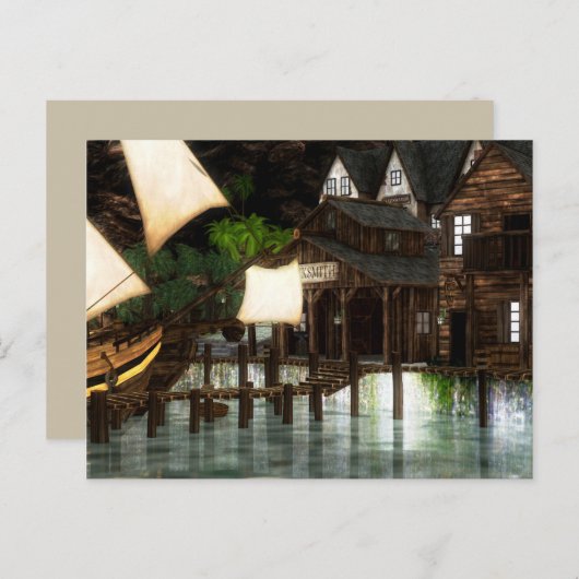 Ghost Pirate Cove briefkaart (Voorkant / Achterkant)