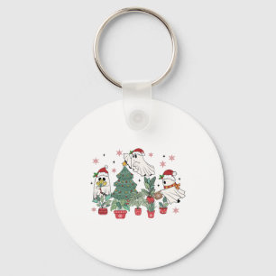 Ghost Plant met kerstboom kerst Kinder jongens mei Sleutelhanger