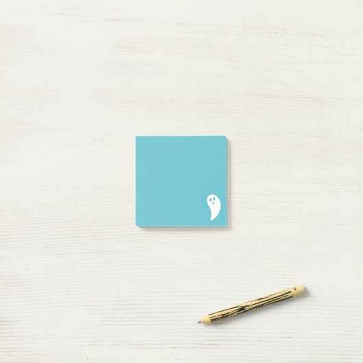 Ghost Post It Notes Blue (Op bureau)