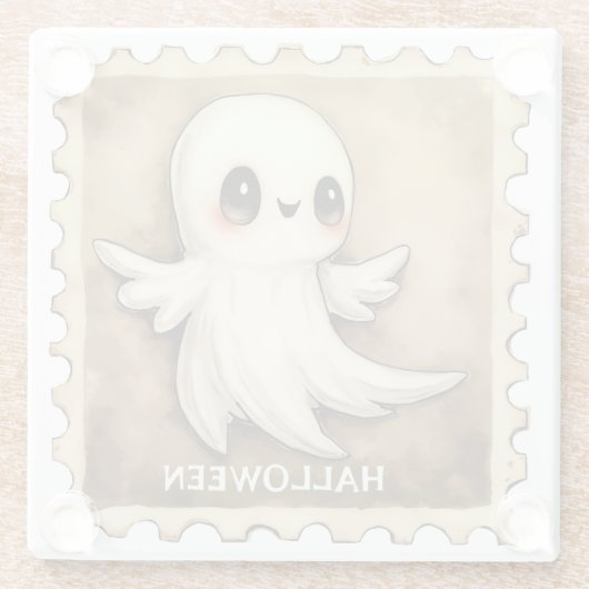 Ghost Post: Speciale aflevering uit het geestenrij Glazen Onderzetter (Achterkant)