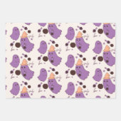 Ghost Potion Spooky Halloween Pattern Inpakpapier Vel (Voorkant)