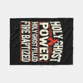 Ghost Power Christelijk Faith Fleece Deken (Voorkant (Horizontaal))