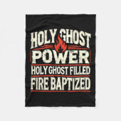 Ghost Power Christelijk Faith Fleece Deken (Voorkant)